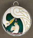 Pelican medallion
